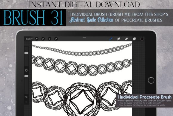 Download Procreate Brush #31 – Abstract Suite - Abstract Collection