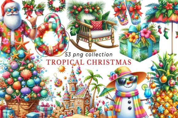 Download Tropical Christmas Clipart - Christmas clipart Collection