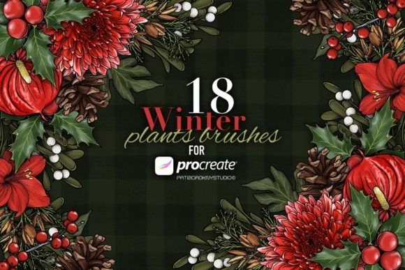 Download Procreate Winter Plant Brushes - Plant brushes Collection