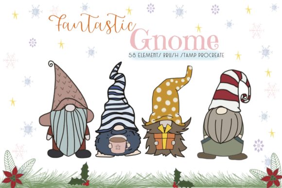 Download Fantastic Gnome 58 Brush Stamp Procreate - Brush stamp procreate Collection