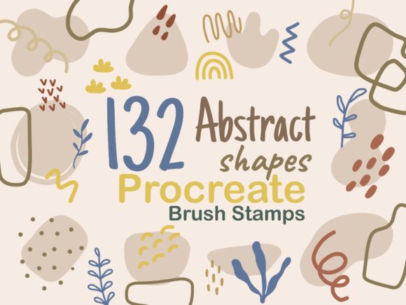Download Procreate Stamps Abstract Shapes Doodle - Abstract Collection