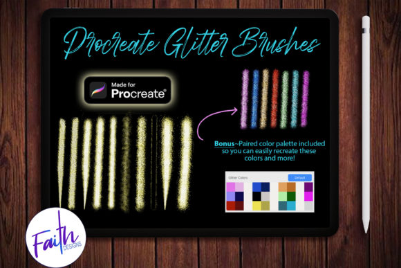 Download Procreate Glitter Brushes, Color Palette - Procreate glitter brushes Collection