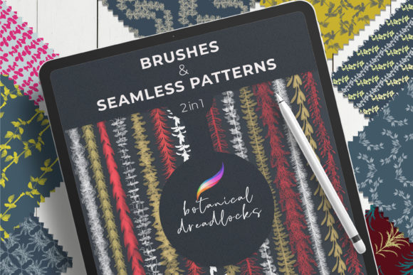Download Plant Brushes for Procreate &amp; Patterns - Plant brushes Collection