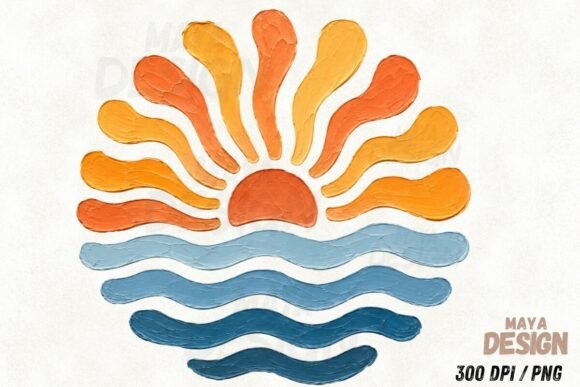 Download Abstract Sunset Waves PNG, Coastal Ocean - Premium Resources