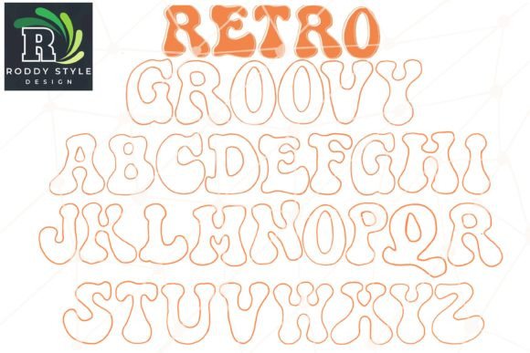 Download Retro Groovy Font Brush Stamp Procreate - Brush stamp procreate Collection