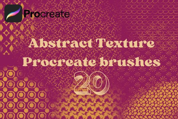 Download 20 Abstract Texture Procreate Brushes - Abstract Collection