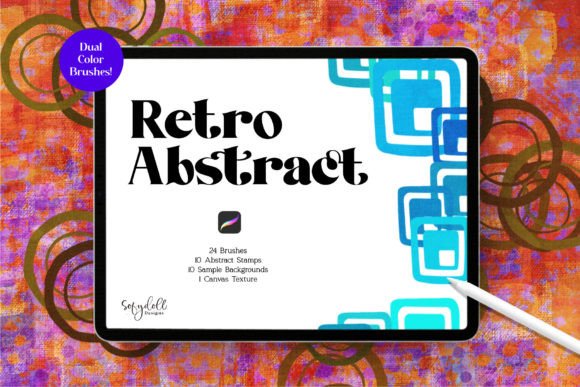 Download Retro Abstract for Procreate - Abstract Collection