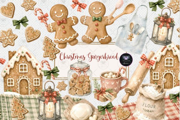 Download Gingerbread Bakery Christmas Clipart - Christmas clipart Collection