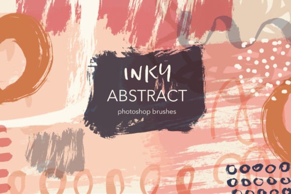 Download Photoshop Inky Abstract Stamps - Abstract Collection