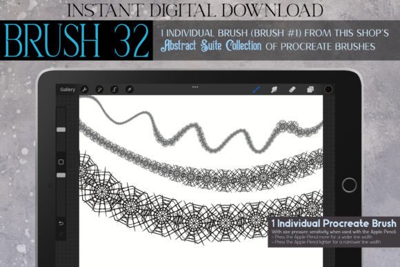 Download Procreate Brush #32 – Abstract Suite - Abstract Collection