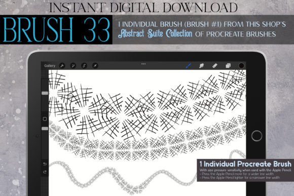 Download Procreate Brush #33 – Abstract Suite - Abstract Collection