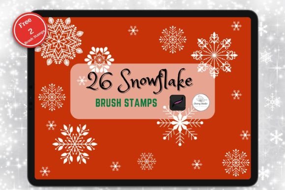 Download Snowflake Brush Stamp Procreate - Brush stamp procreate Collection